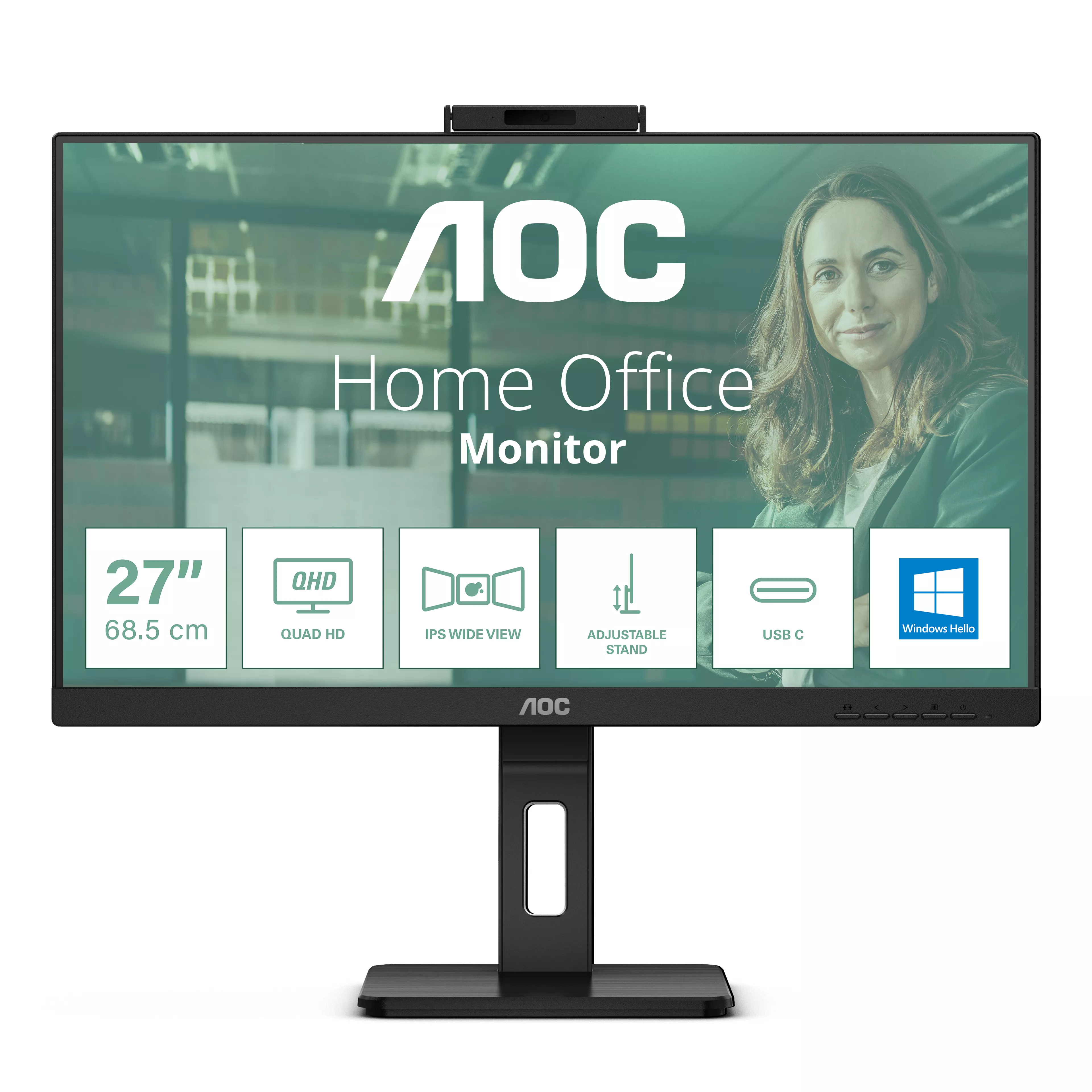 Achat Ecran Ordinateur AOC 24P3QW 23.8p LCD monitor 2xHDMI DP