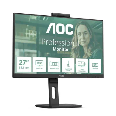 AOC Q27P3QW écran plat de PC 68,6 cm (27") 2560 x 1440 pixels Quad HD Noir - Ecran Ordinateur - visuel 2