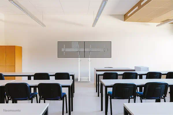 Neomounts WL55-875WH1 Support mural pour écran 55-100" - motorisé - TÜV - Support Fixe & Mobile - visuel 2