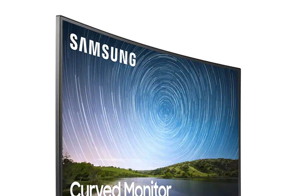 Ecran ordinateur incurvé LED 32 Samsung CR50, 81,3 cm (32), 1920 x 1080  pixels, Full HD, LED, 4 ms, Gris