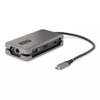 Achat StarTech.com Adaptateur Multiport USB-C - 4K 60Hz HDMI/DP - Hub USB 3 Ports - 100W Power Delivery Pass-Through, GbE, Mini Station d'Accueil/Docking Station avec Chargeur - Adaptateur USB C vers HDMI, Câble de 30cm au meilleur prix