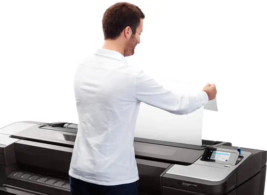Imprimante HP DesignJet PostScript T1700 44 pouces - Autre Imprimante - visuel 1