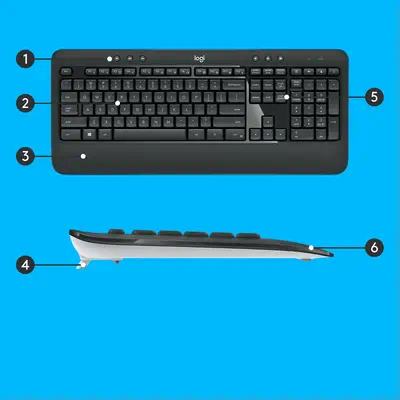 Logitech Advanced MK540  - Pack Clavier, souris - visuel 6