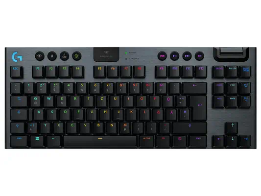 Logitech G 920-009496 clavier Gaming RF sans fil + Bluetooth QWERTZ Allemand Charbon - Clavier - visuel 1