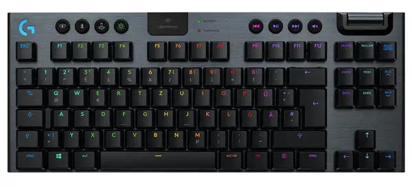 Logitech G 920-009496 clavier Gaming RF sans fil + Bluetooth QWERTZ Allemand Charbon - Clavier - visuel 1