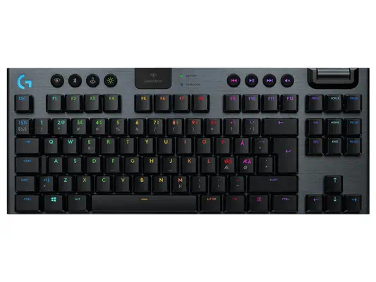 Logitech G 920-009534 clavier Gaming RF sans fil + Bluetooth QWERTY Nordique Charbon - Clavier - visuel 1