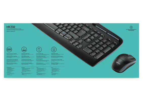 Wireless Combo MK330 - Logitech - Clavier - visuel 6