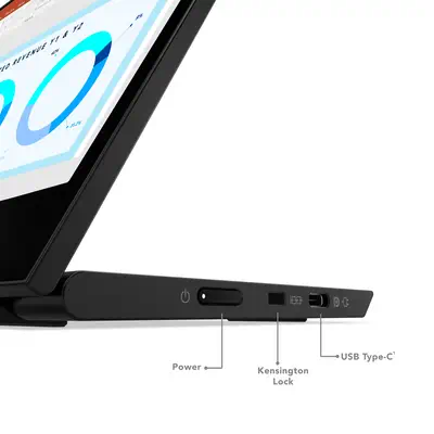 Lenovo ThinkVision M14d LED display 35,6 cm (14") 2240 x 1400 pixels 2.2K Noir - Ecran Ordinateur - visuel 9