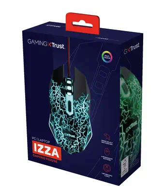 Trust GXT 105X Izza souris Jouer Ambidextre USB Type-A Optique 4000 DPI - Souris - visuel 5