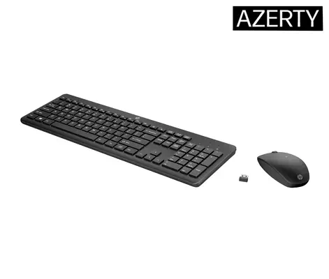 230 WL MOUSE+KB COMBO FR - HP - Pack Clavier, souris - visuel 8
