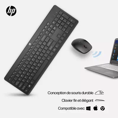 Ensemble clavier et souris sans fil HP 230 - Pack Clavier, souris - visuel 4