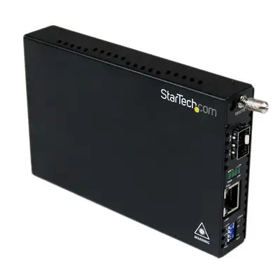 StarTech Convertisseur RJ45 Gigabit Ethernet sur Fibre - Câble RJ et Fibre optique - visuel 1