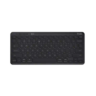 Trust Lyra clavier Maison Bluetooth AZERTY Français Noir Trust - visuel 1 - hello RSE - Compatibilité polyvalente