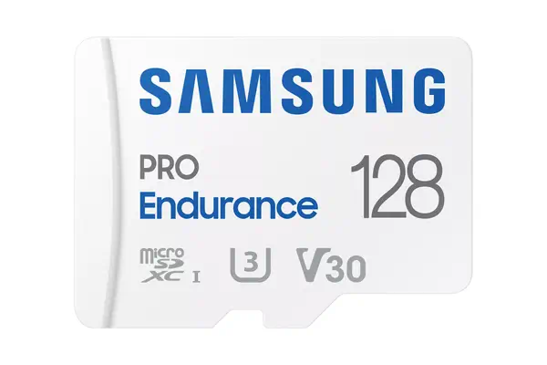 Vente Carte Mémoire SAMSUNG PRO Endurance microSD Class10 128Go incl