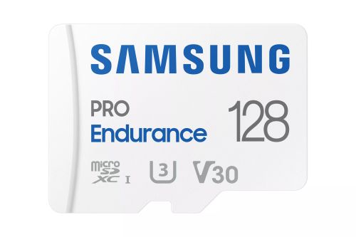 Achat Carte Mémoire SAMSUNG PRO Endurance microSD Class10 128Go incl adapter R100/W40 up