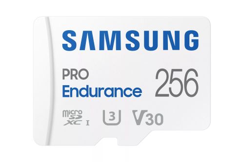 Achat Carte Mémoire SAMSUNG PRO Endurance microSD Class10 256Go incl adapter R100/W30 up