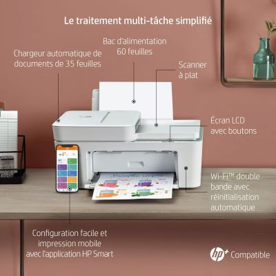 Achat Imprimante Tout-en-un HP DeskJet 4122e, Couleur sur hello RSE - visuel 5