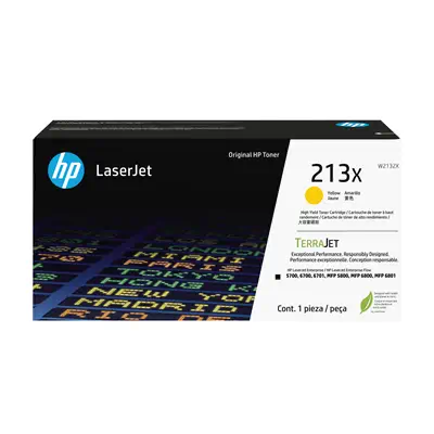 213X Toner LaserJet authentique Grande capacité Jaune - HP - visuel 7