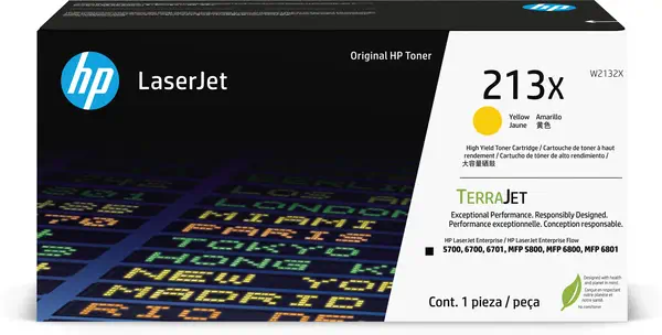 213X Toner LaserJet authentique Grande capacité Jaune - HP - visuel 8