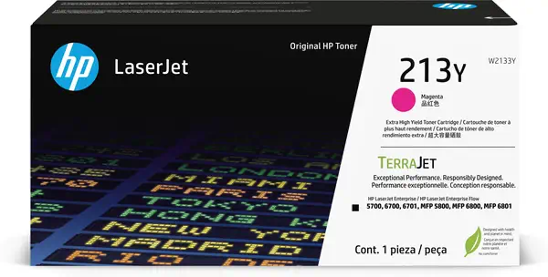 213Y Toner LaserJet authentique Extra-grande capacité Magenta - HP - visuel 8