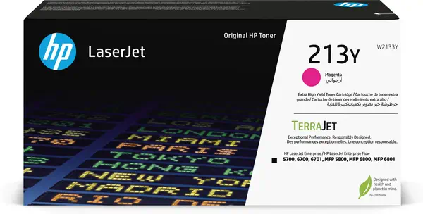 213Y Toner LaserJet authentique Extra-grande capacité Magenta - HP - visuel 7