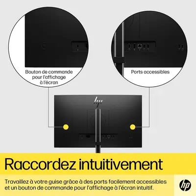 Écran QHD E24q G5 HP HP - visuel 1 - hello RSE - Couverture sRGB de 99 %