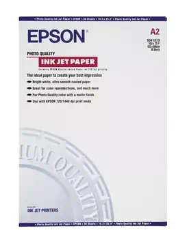 Achat EPSON PHOTO papier inkjet 102g/m2 A2 30 feuilles pack de au meilleur prix