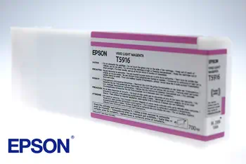 Revendeur officiel Autres consommables EPSON T5916 cartouche dencre magenta vif clair capacité