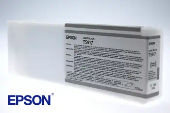 Revendeur officiel Autres consommables EPSON T5917 cartouche dencre noir clair capacité standard