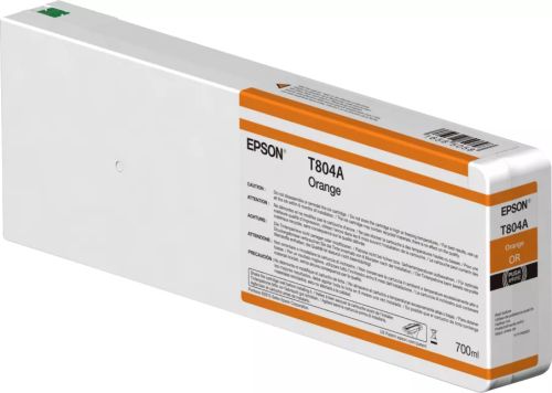 Revendeur officiel Cartouches d'encre Epson Singlepack Orange T804A00 UltraChrome HDX 700ml