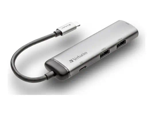VERBATIM USB-C MULTIPORT HUB USB 3.1 GEN1 / U3.0 / HDMI WCF (P) - Verbatim - Câble USB - visuel 7