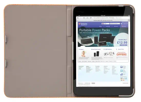 Verbatim 98102 étui pour tablette Folio Orange - Etui et Housse - visuel 2