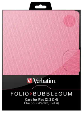 Verbatim 98249 étui pour tablette Folio Rose - Etui et Housse - visuel 2