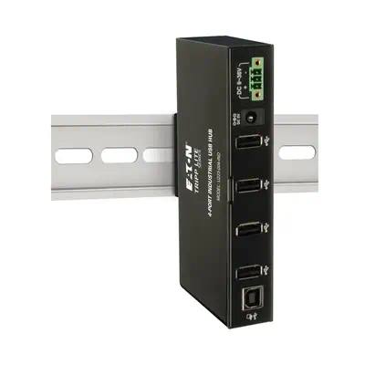 EATON TRIPPLITE 4-Port Industrial-Grade USB 2.0 Hub 15kV Tripp Lite - visuel 1 - hello RSE - Connectivité polyvalente