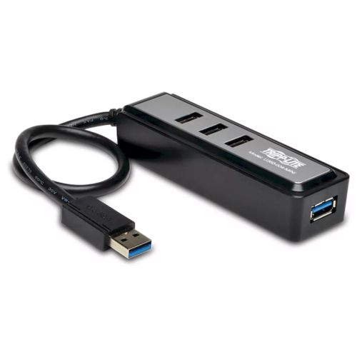 Revendeur officiel Câble USB EATON TRIPPLITE 4-Port Portable USB 3.0 SuperSpeed Hub