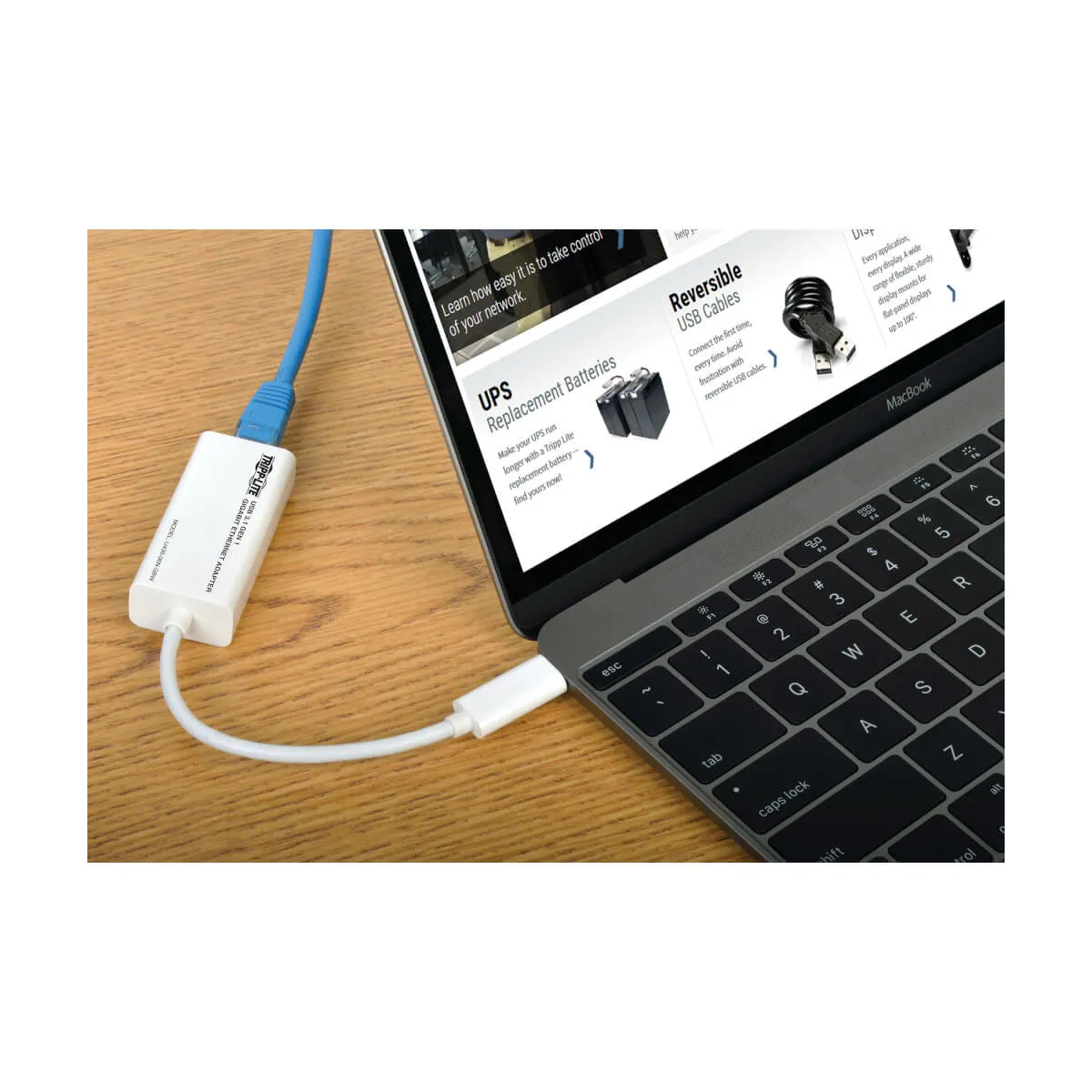 Vente EATON TRIPPLITE USB-C to Gigabit Network Adapter Tripp Lite au meilleur prix - visuel 6