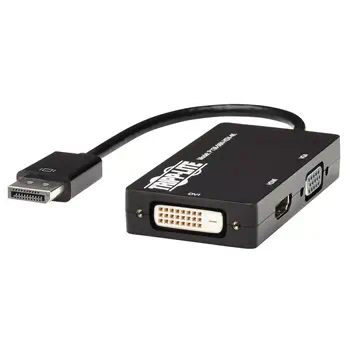 Achat Câble HDMI EATON TRIPPLITE DisplayPort to VGA/DVI/HDMI All-in-One