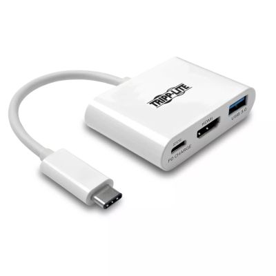 Revendeur officiel EATON TRIPPLITE USB-C to HDMI Adapter with USB-A Port