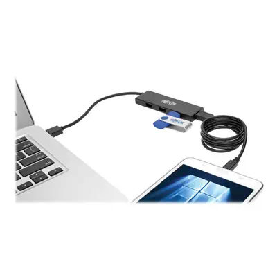 Vente EATON TRIPPLITE 4-Port Ultra-Slim Portable USB 3.0 Tripp Lite au meilleur prix - visuel 2