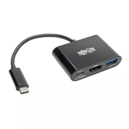 Revendeur officiel EATON TRIPPLITE USB-C to HDMI 4K Adapter with USB-A Port and PD