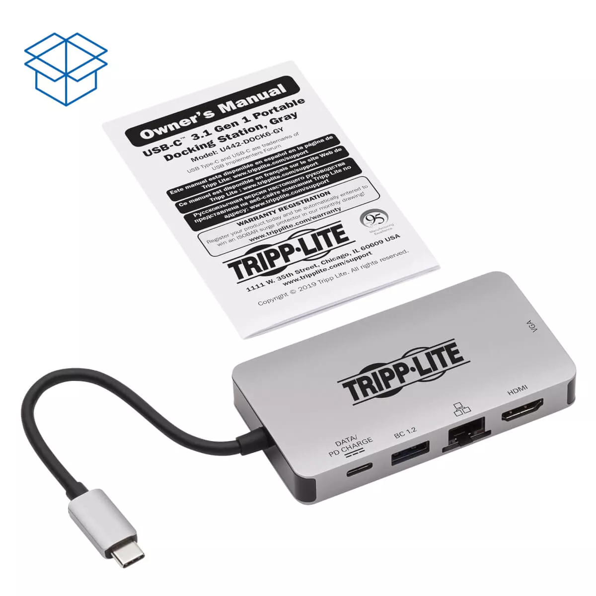 Vente EATON TRIPPLITE USB-C Dock Dual Display 4K HDMI Tripp Lite au meilleur prix - visuel 8