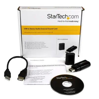 StarTech Adaptateur Carte Son USB vers Audio Stéréo - Câble USB - visuel 5