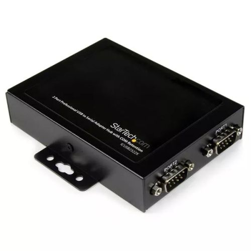 Achat StarTech.com Adaptateur professionnel USB vers 2 ports série - Alimentation secteur - 0065030831734