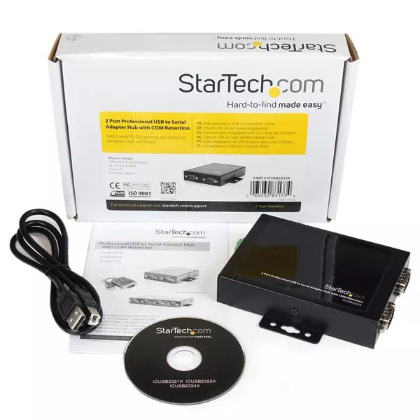 Vente StarTech.com Adaptateur professionnel USB vers 2 ports série StarTech.com au meilleur prix - visuel 4
