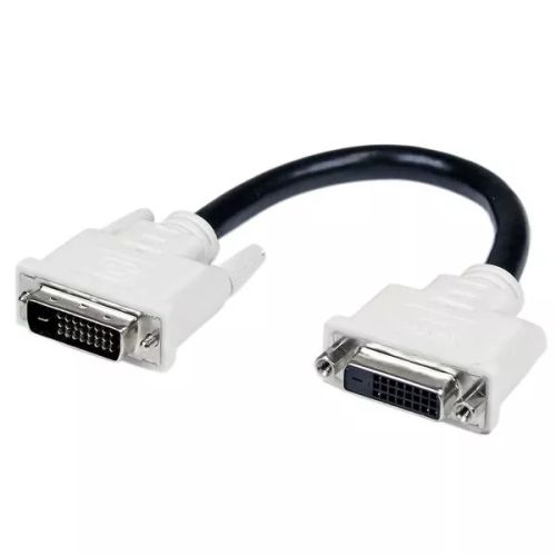 Vente StarTech.com Câble d'extension protecteur de 15 cm pour port numérique DVI-D Dual Link M/F au meilleur prix