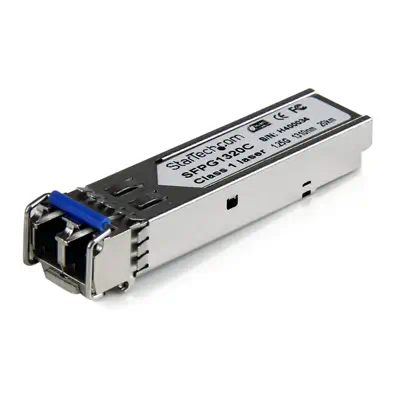 Revendeur officiel Switchs et Hubs StarTech.com Module transceiver SFP Mini-GBIC à fibre optique monomode LC Gigabit, DDM - Compatible Cisco GLC-LH-SMD - 20 km