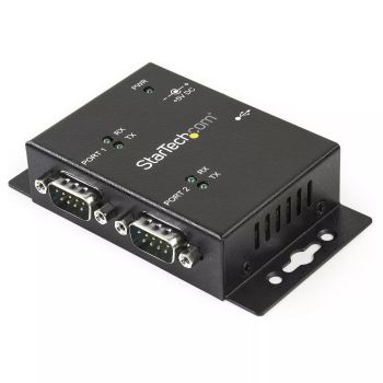 Vente StarTech.com Hub adaptateur industriel USB vers série 2 ports au meilleur prix