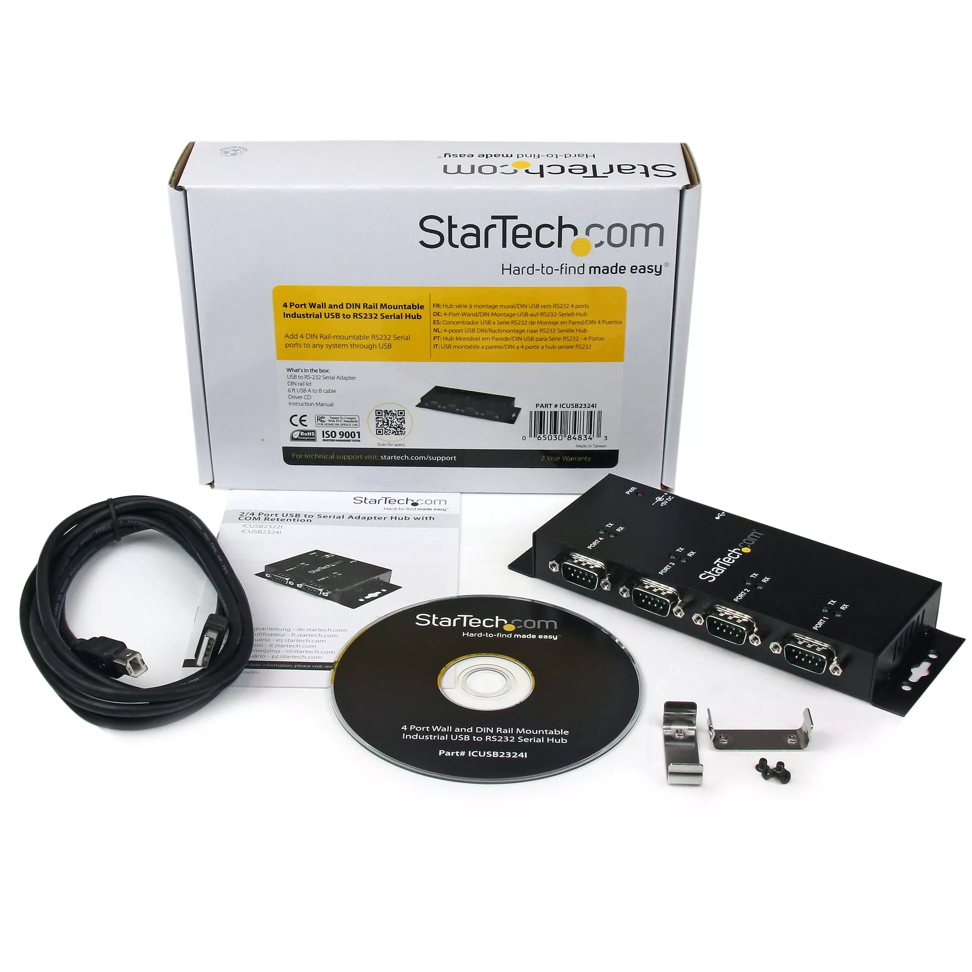Vente StarTech.com Hub adaptateur USB vers série DB9 RS232 StarTech.com au meilleur prix - visuel 6