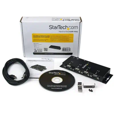 StarTech Hub adaptateur USB vers série DB9 RS232 4 ports – - Câble USB - visuel 6