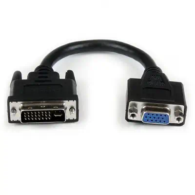 StarTech Câble adaptateur DVI vers VGA de 20cm - Câble pour Affichage - visuel 1